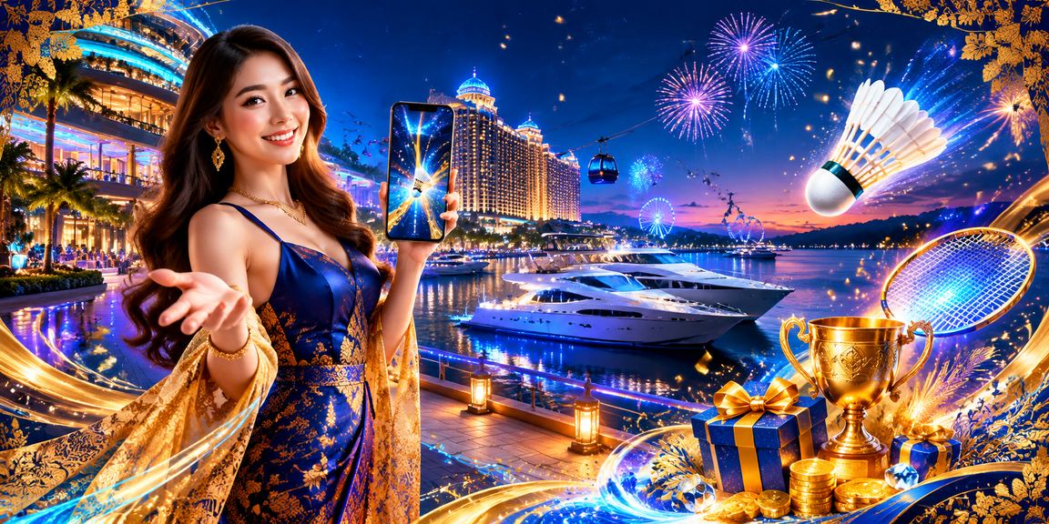 A poker player using the cla180 app in the Genting Highlands area against a batik backdrop