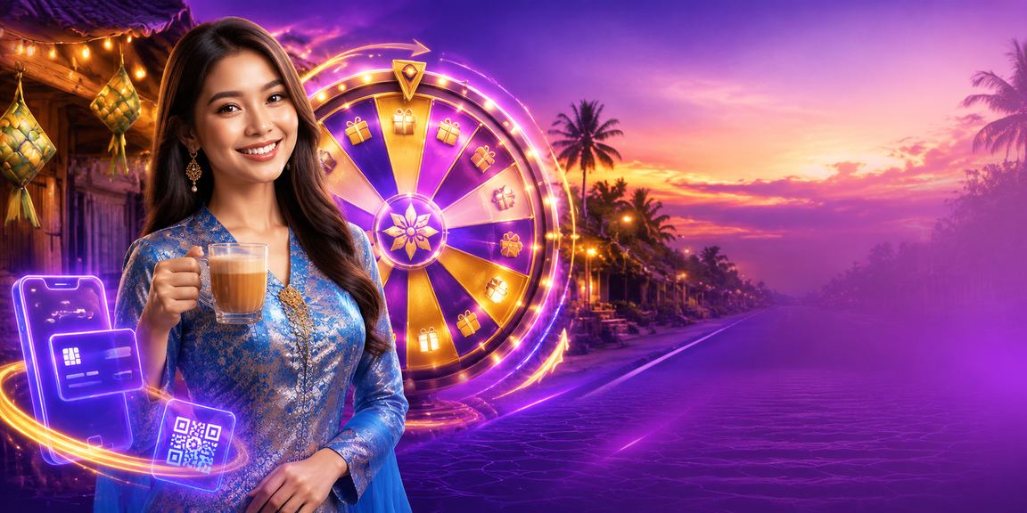 Cabutan bertuah bonus hadiah Malaysia dengan suasana meriah dan tradisional baju kurung