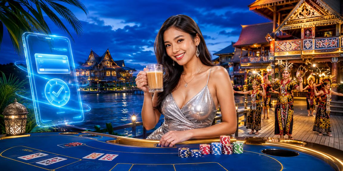 A player from Sarawak following baccarat and esports simultaneously on a mobile device
